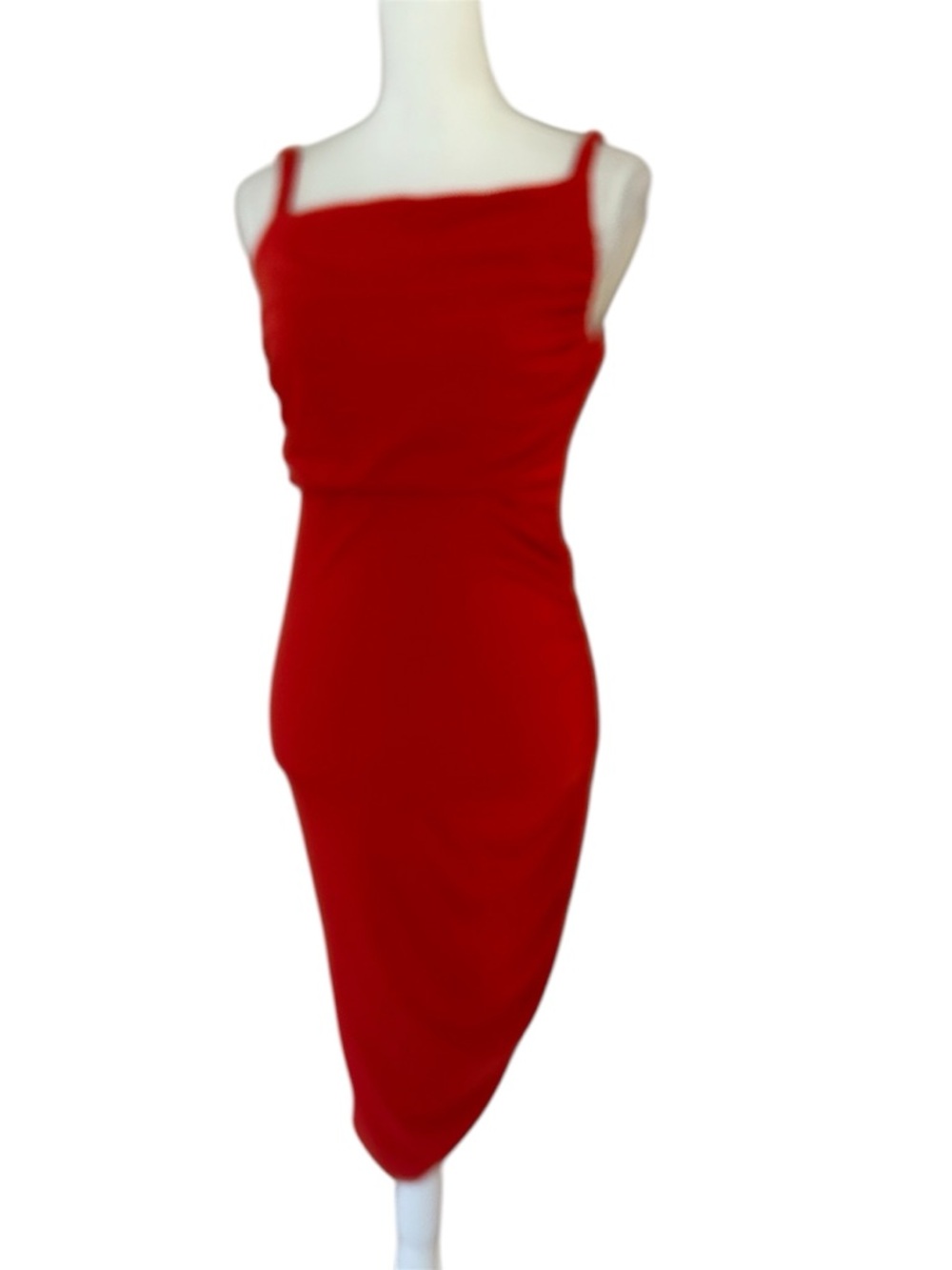 Sofia Vergara Asymmetrical Ruched Dress